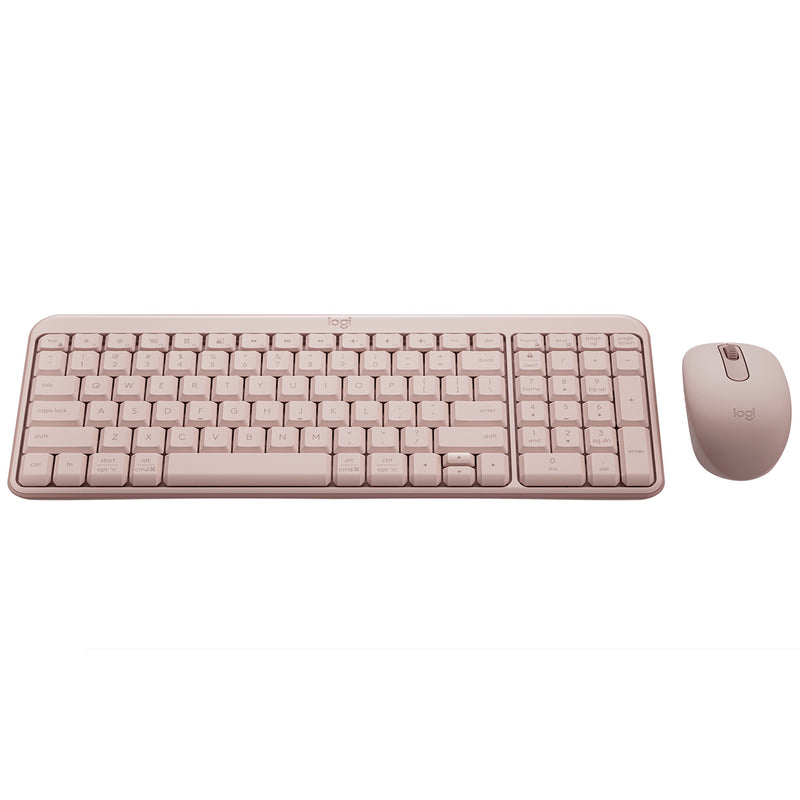 Logitech MK250 Compact Wireless Mouse and Keyboard (Rose) (920-013561)