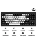 MonsGeek M3W V3 Aluminum Case Multi-Mode RGB Hot-Swappable Mechanical Keyboard (Black Olivia) (Akko V3 Piano Pro Switch)