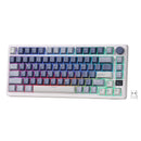 Royal Kludge RK-M75 Tri-Mode RGB 81 Keys Hot-Swappable Mechanical Keyboard Ocean Blue (Blue Switch, Brown Switch)