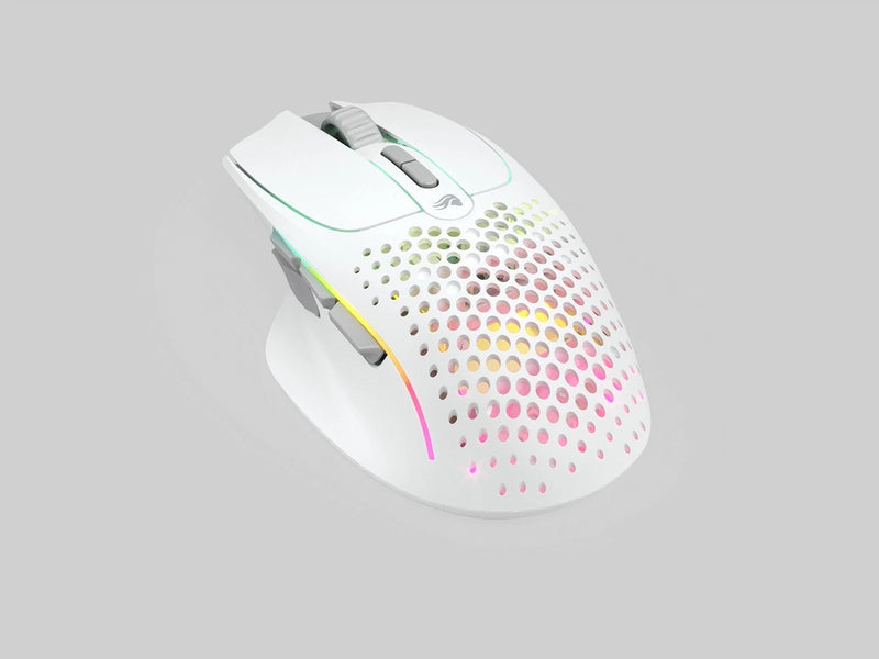 Glorious Model I 2 Wireless Ultralight Ergonomic Gaming Mouse (Matte White)