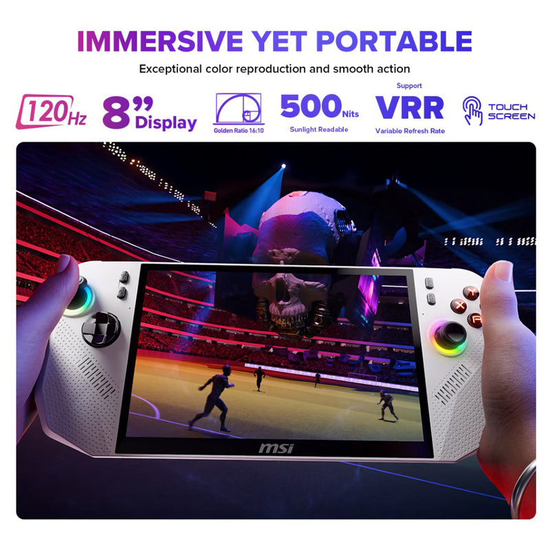 MSI Claw A8 BZ2EM-022PH Handheld Gaming (Polar Tempest)