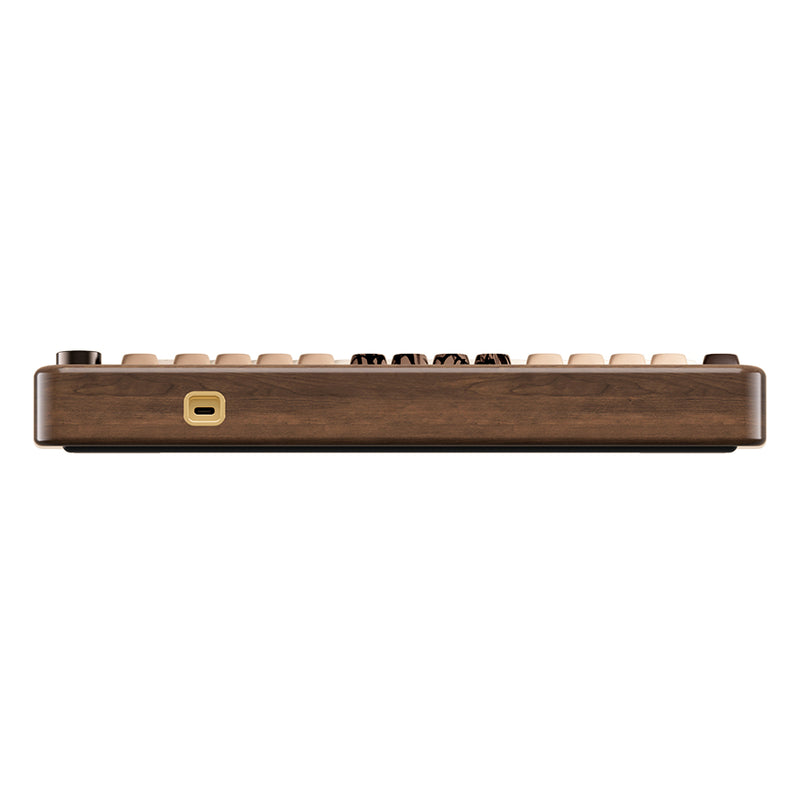 Akko MU02 Mountain Seclusion Walnut Wood Case Multi-Mode RGB Hot-Swappable Mechanical Keyboard