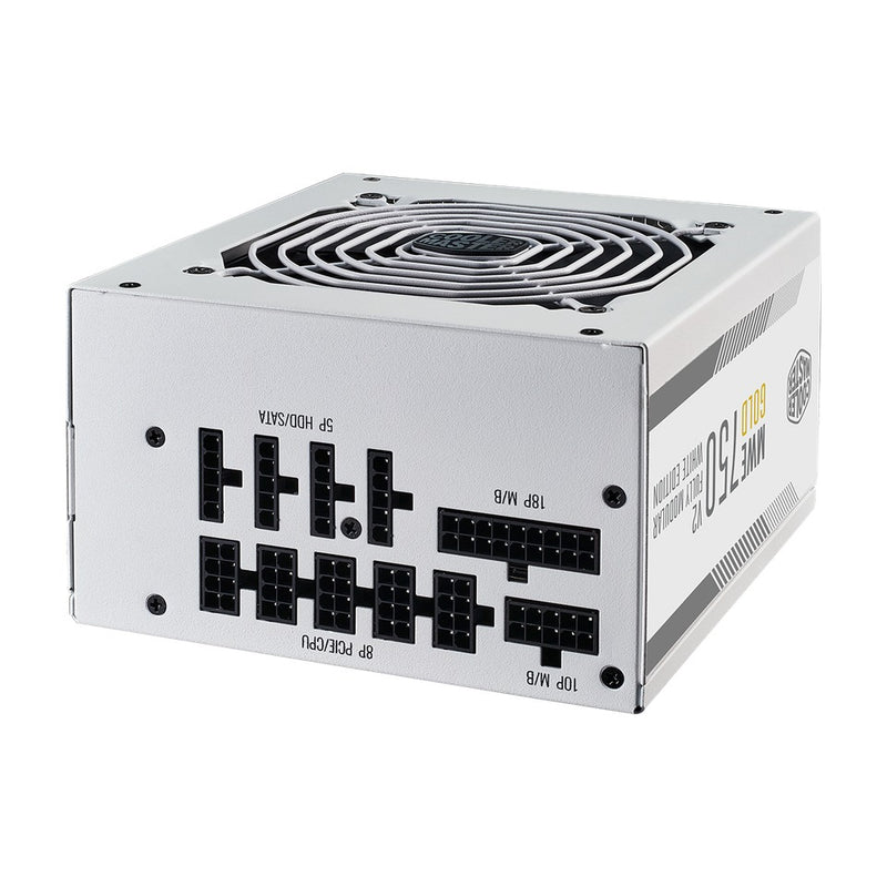 Cooler Master MWE Gold 750W V2 ATX 3.0 Full-Modular Power Supply (White Edition) (MPE-7501-AFAAG-3G)