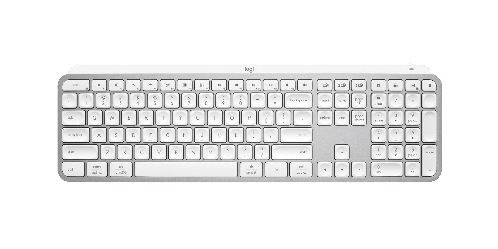 Keyboard Grey Code Home All products Logitech MX Keys S Advanced Wireless ...