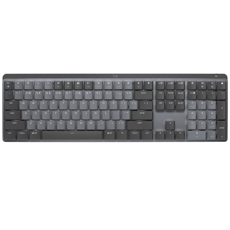 Logitech MX Mechanical Wireless Illuminated Performance Keyboard (Tactile Quiet, Linear, Clicky)