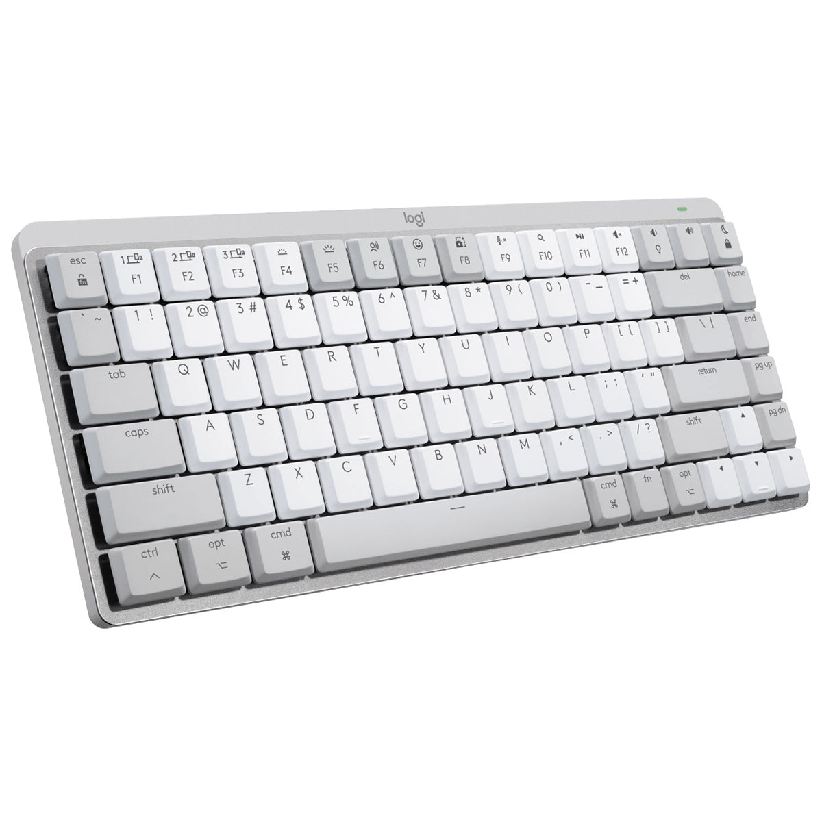 Pearl white Logitech MX Mechanical Mini for Mac
