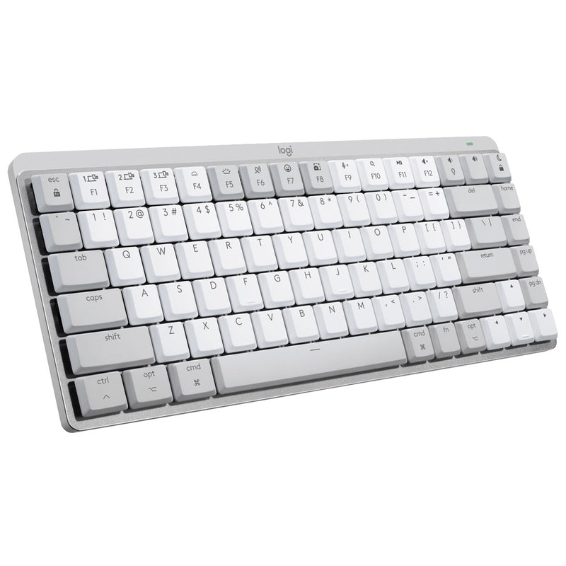 Logitech MX Mechanical Mini Wireless Keyboard for Mac (Pale Grey) (920-010802)