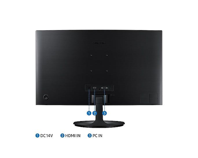 Samsung S3 LS24C360EAEXXP 24" FHD 75Hz Essential Curved Monitor