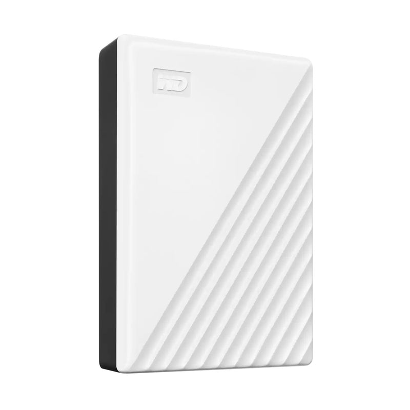 WD My Passport External Hard Drive USB 3.2 Gen 1 4TB (White)