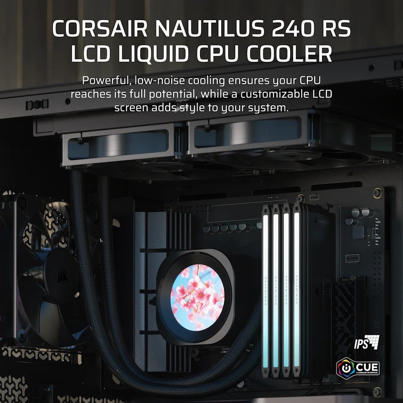 Corsair Nautilus 240 RS Performance LCD 240mm Liquid CPU Cooler