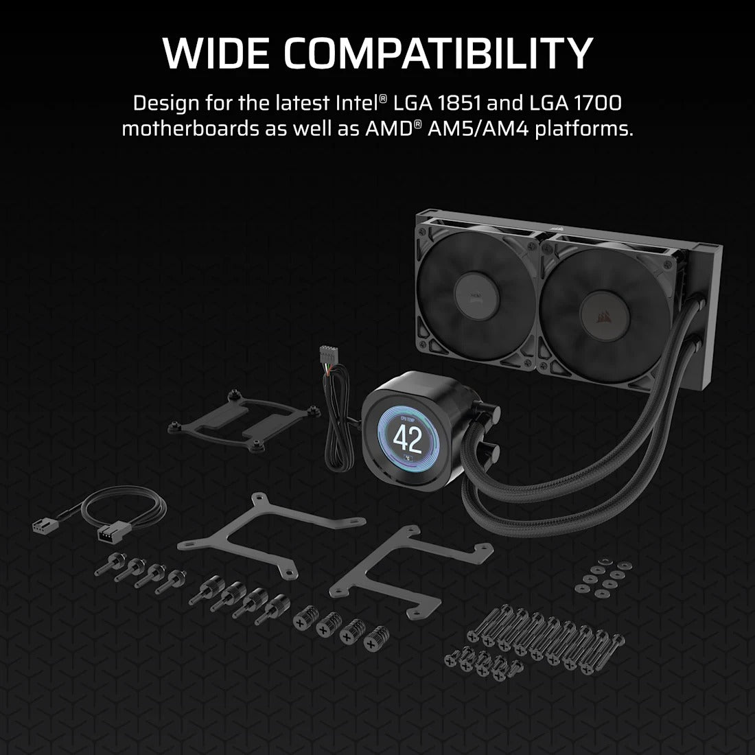 Corsair Nautilus 240 RS Performance LCD 240mm Liquid CPU Cooler