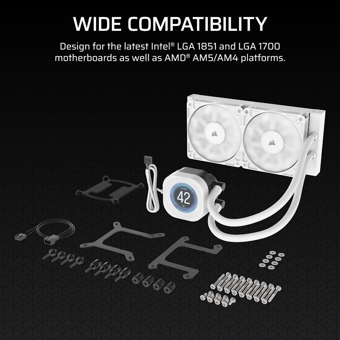 Corsair Nautilus 240 RS Performance LCD 240mm Liquid CPU Cooler