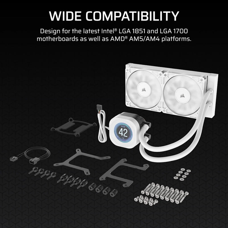 Corsair Nautilus 240 RS Performance LCD 240mm Liquid CPU Cooler