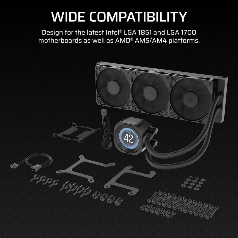 Corsair Nautilus 360 RS Performance LCD 360mm Liquid CPU Cooler