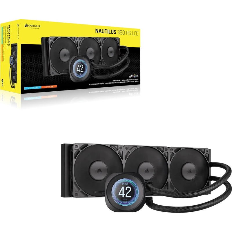 Corsair Nautilus 360 RS Performance LCD 360mm Liquid CPU Cooler