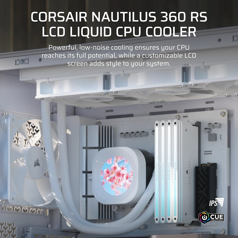 Corsair Nautilus 360 RS Performance LCD 360mm Liquid CPU Cooler