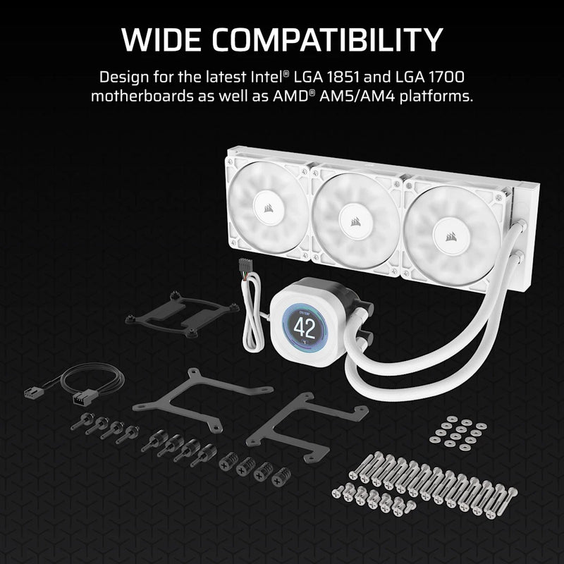 Corsair Nautilus 360 RS Performance LCD 360mm Liquid CPU Cooler
