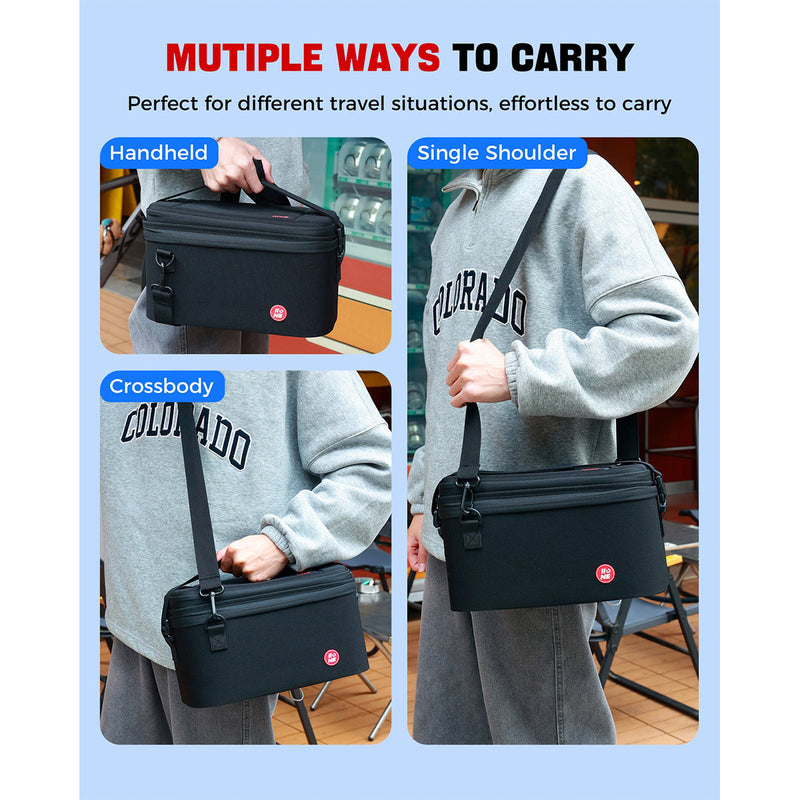 IINE Split Carrying Storage Bag for Nintendo Switch 2 (Black) (L1075)