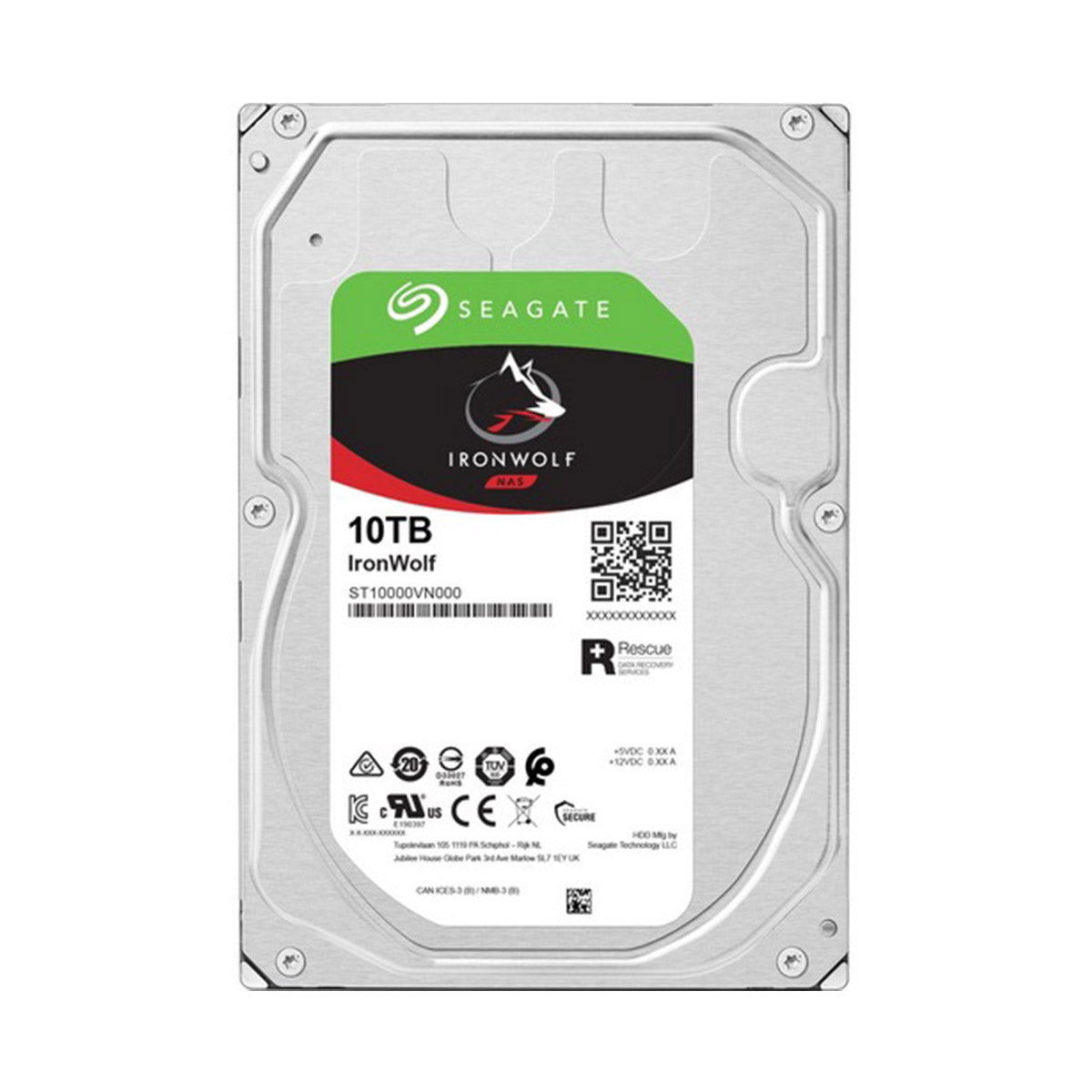 Seagate IronWolf 10TB NAS SATA 3.5-Inch 6GB/s 256MB Cache 7200 RPM Int