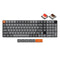 Keychron K17 Max QMK RGB Backlight Hot-Swappable Wireless Custom Mechanical Keyboard (Low Profile Gateron Mechanical Brown Switch/Red Switch) (K17M-H3, K17M-H1)