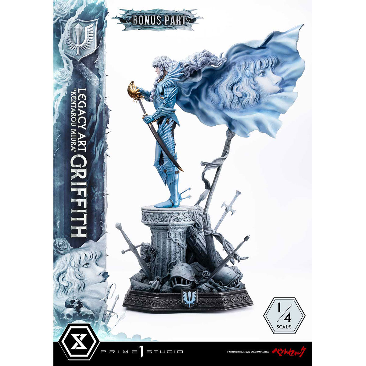 Legacy Art "Kentarou Miura" Berserk Griffith 1/4 Scale