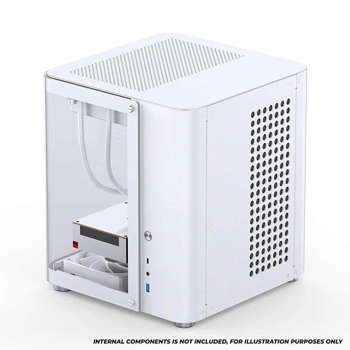 Jonsbo TK-1 M-ATX Separated Cabinet Computer Case (Black, White)