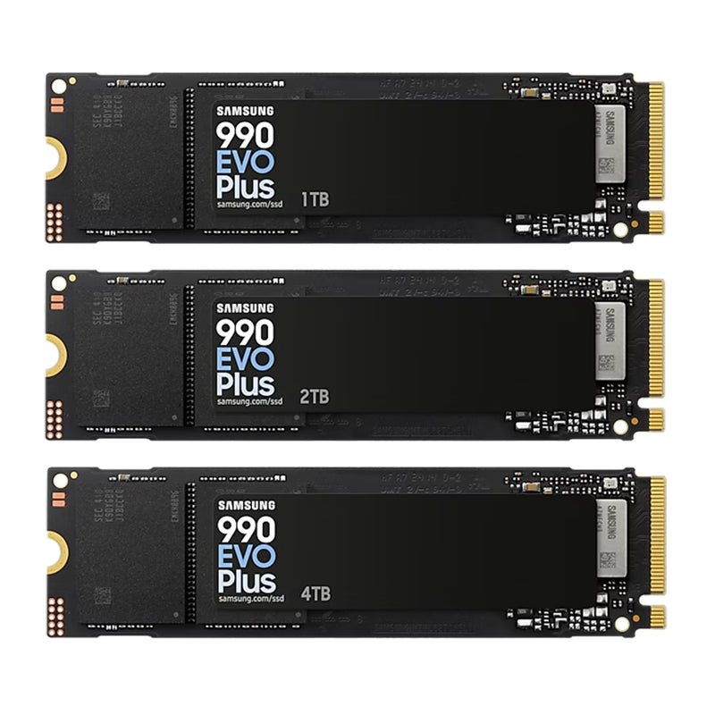 Samsung 990 Evo Plus PCIe 4.0 x4 / 5.0 x2 NVMe M.2 SSD (1TB, 2TB, 4TB)