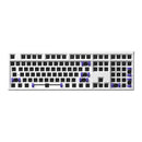 Monsgeek MG108W South Facing PCBA Hot-Swappable Mechanical Keyboard Gasket DIY Kit (White)