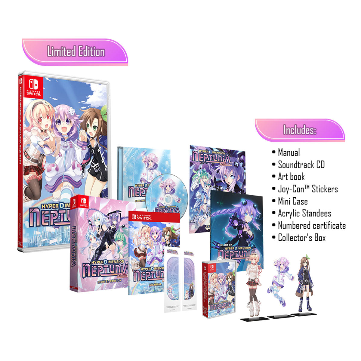 Nintendo Switch Hyperdimension Neptunia ReBirth1 Limited Edition| Datablitz