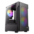Antec VX100M RGB Micro-ATX | ITX Mini-Tower Gaming Case (Black)