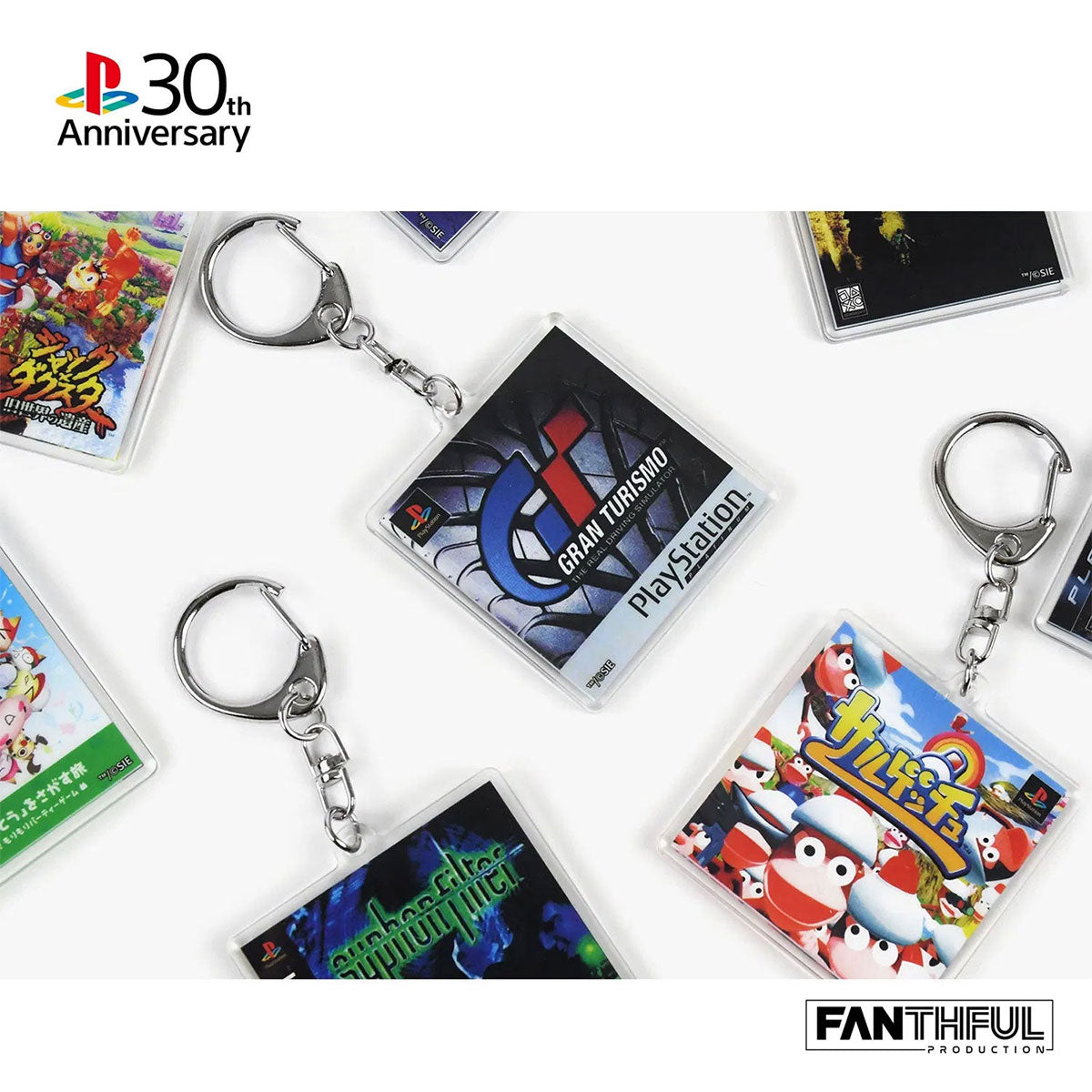 Sony Playstation 30th Anniversary Acrylic Keychain Blind Box