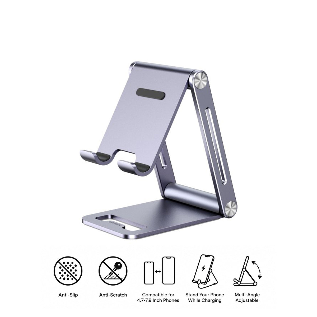 Ugreen Multi-Adjustable Metal Phone Holder with Roller (LP263/80708)