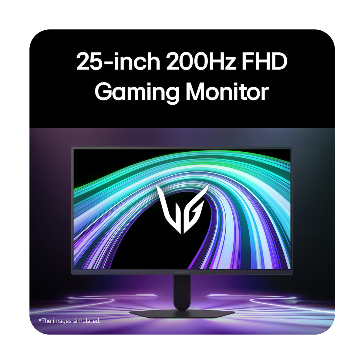 LG UltraGear G5 25G523B-B 25" FHD (1920x1080) 200Hz 1ms GTG IPS Gaming Monitor