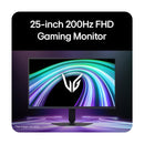 LG UltraGear G5 25G523B-B 25" FHD (1920x1080) 200Hz 1ms GTG IPS Gaming Monitor with Tilt & Height Adjustment