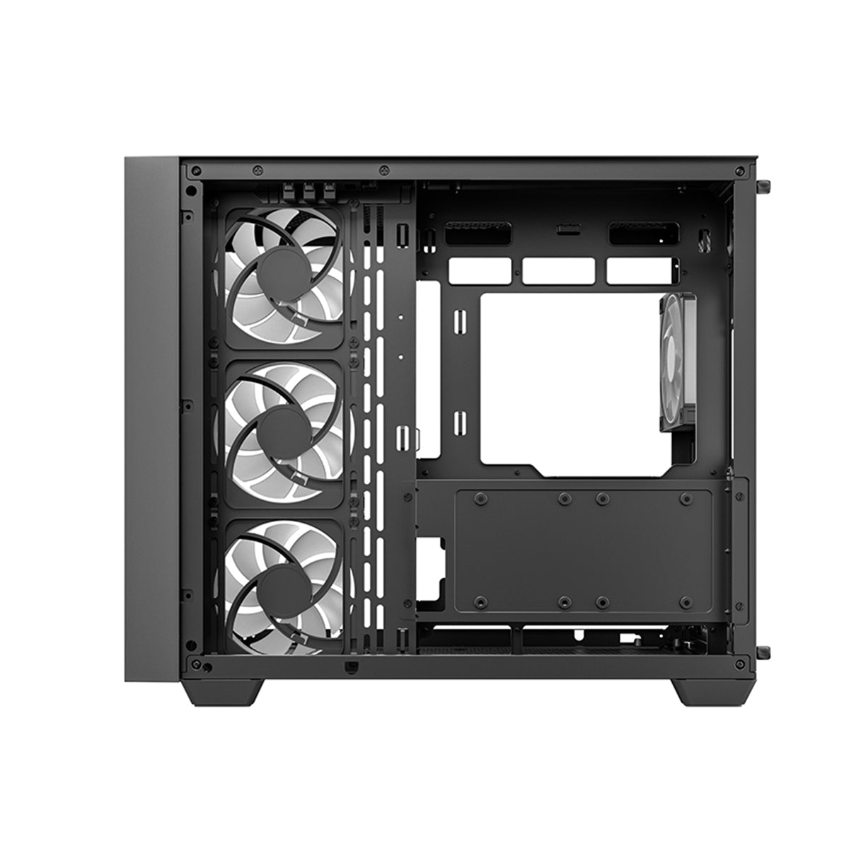 DeepCool CG530U 4F Panoramic Curved Glass Dual Chamber ATX PC Case 