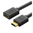 UGreen HDMI Male To Female Extension Cable - 3m (Black) (HD107/10145)