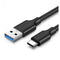 UGreen USB-C Male To USB 3.0 A 3A Data Cable - 1.5M (Black) (US184/20883)