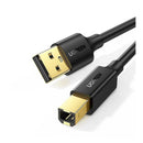 UGreen USB 2.0 AM To BM Print Cable - 2M (Black) (US135/20847)