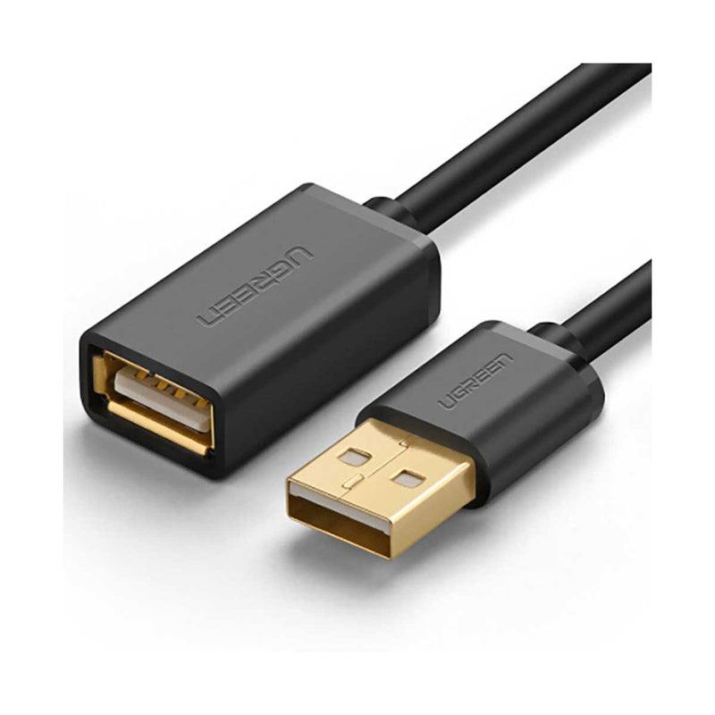 UGreen USB 2.0 A Male To Female Extension Cable - 1.5m (Black) (US103/10315)