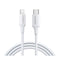 UGreen Lightning To Type-C 2.0 Male Cable - 1m (White) (US171/10493)