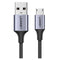 UGreen Micro USB Male To USB 2.0 A Male Cable - 2m (Black) (US290/60148)