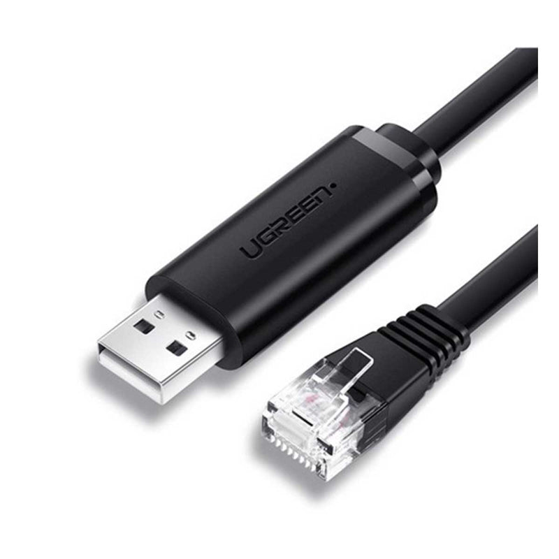 UGreen USB-A To RJ45 Console Cable - 3M (Black) (CM204/60813)