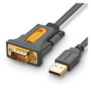 Edit SEO UGreen USB 2.0 A TO DB9 RS-232 male adapter cable - 3m (Black) (CR104/20223)