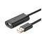 UGreen USB 2.0 Active Extension Cable With Chipset - 10M (Black) (US121/10321)