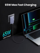 Ugreen Nexode Pro 3-Port USB-A + 2x USB-C 65W GaN Ultra-Slim Fast Charger (X753/15817)