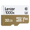 Lexar Professional 1000x 32GB microSDHC UHS-II C10 U3 V60 cards 150MB/s Read with Adapter