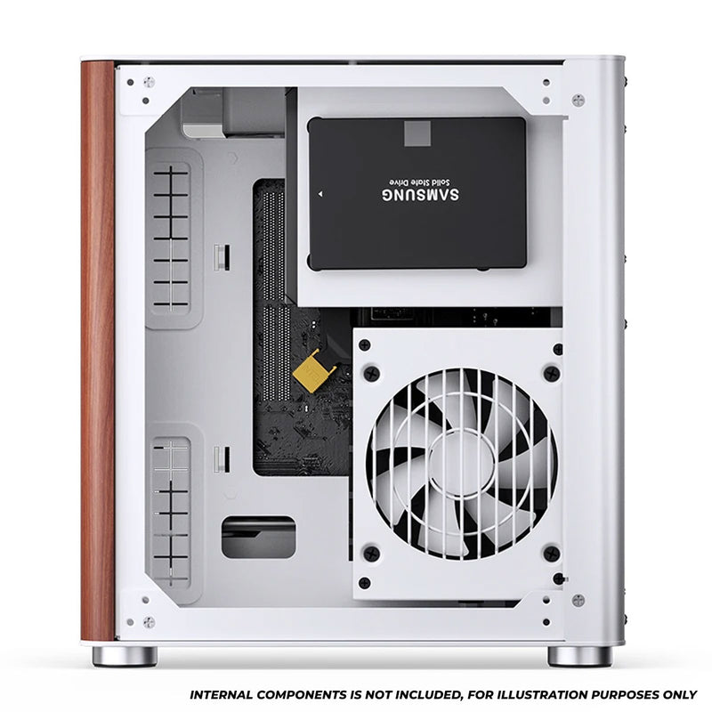 Jonsbo TK-0 ITX Separated Cabinet Computer Case (Black, White)