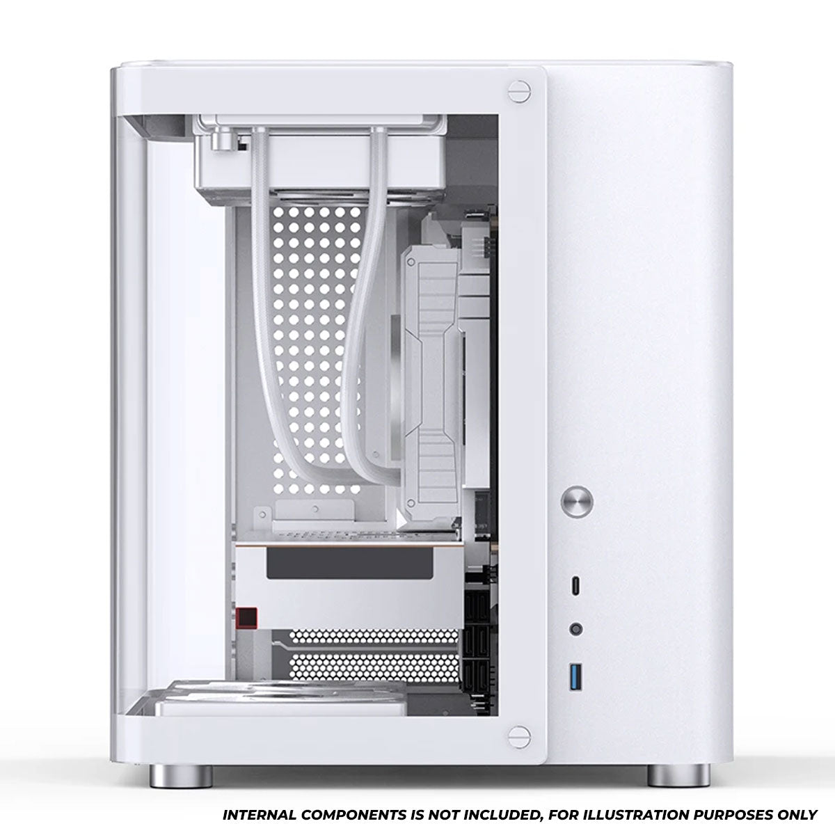 Jonsbo TK-1 M-ATX Separated Cabinet Computer Case (Black, White)