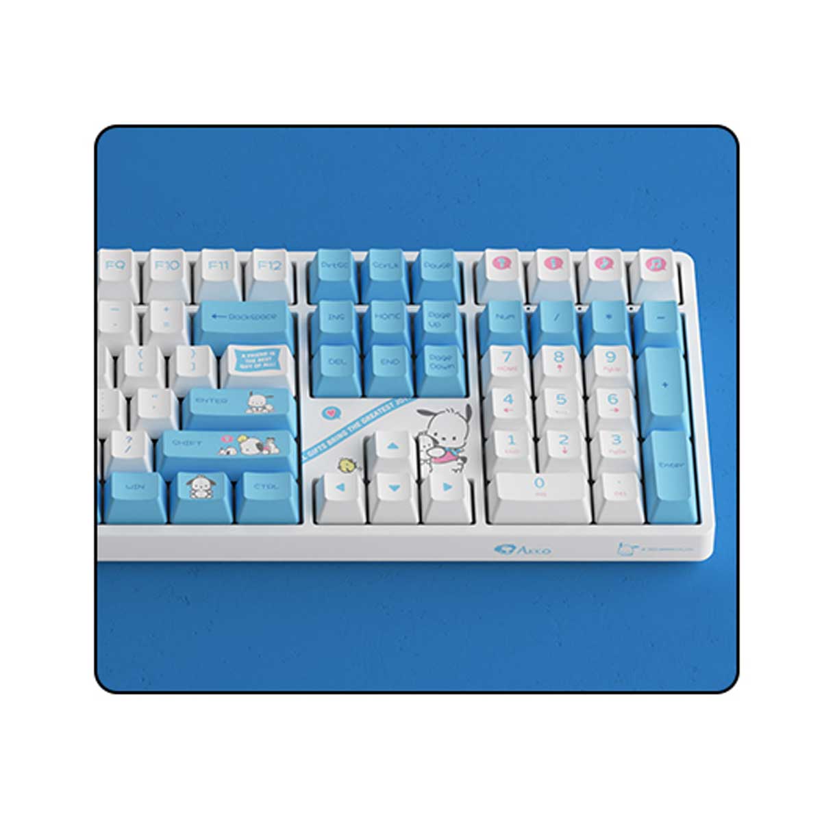 Akko Pochacco Blue 5108B Plus Multi-Modes RGB Hot-Swappable Mechanical Keyboard
