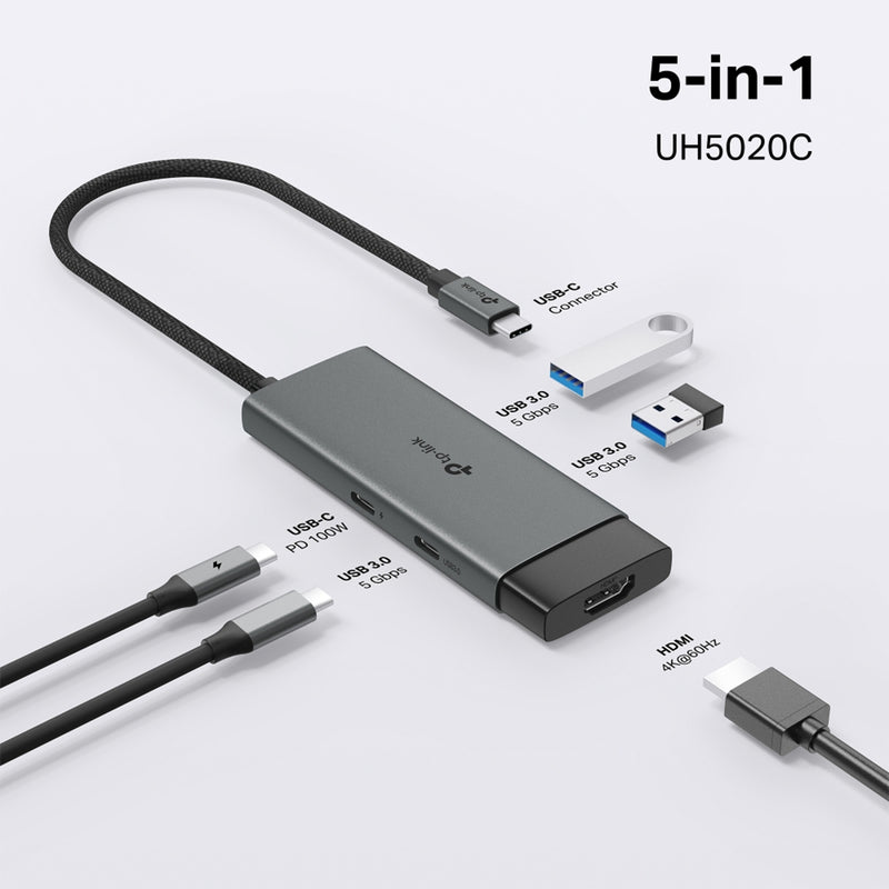 TP-Link UH5020C USB Type-C 5-in-1 Hub